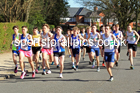 Mens Under-17s 5k, 2022 Northern 12 and 6 Stage Road Relays,  Birkenhead Park, Birkenhead, Wirral.  Photo: David T. Hewitson/Sports for All Pics